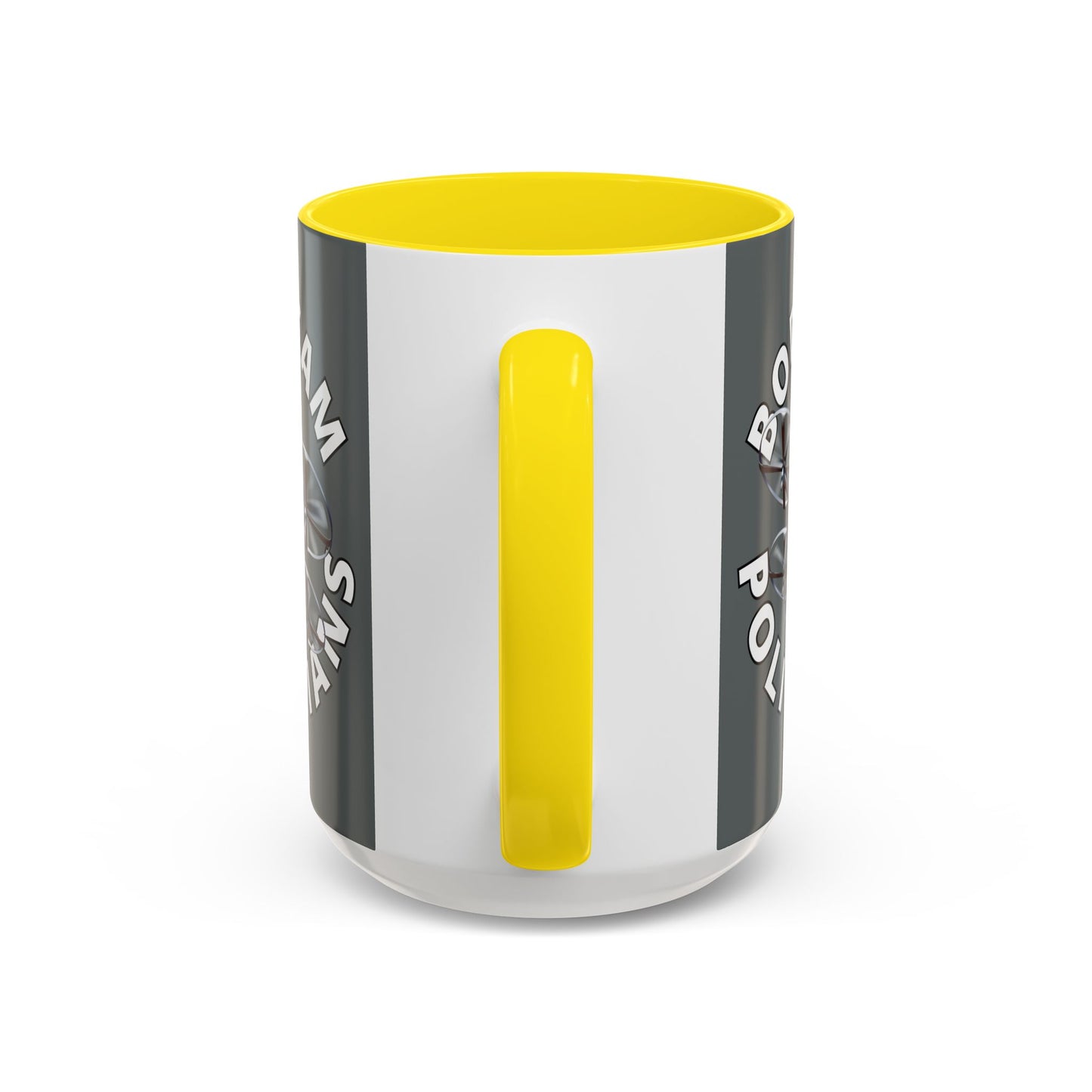 Bodycam the Politicians Drone Grey Accent Mug by theGreenDragonTavern.shop