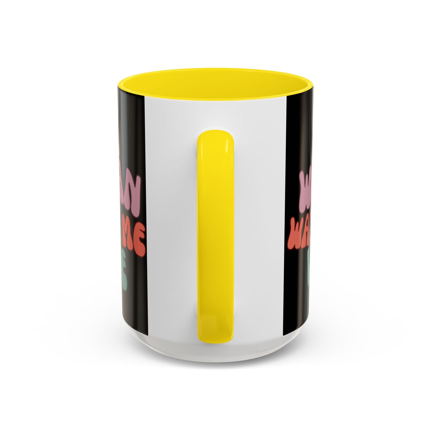 I Am Woman Watch Me Vote Black Accent Mug by theGreenDragonTavern.shop