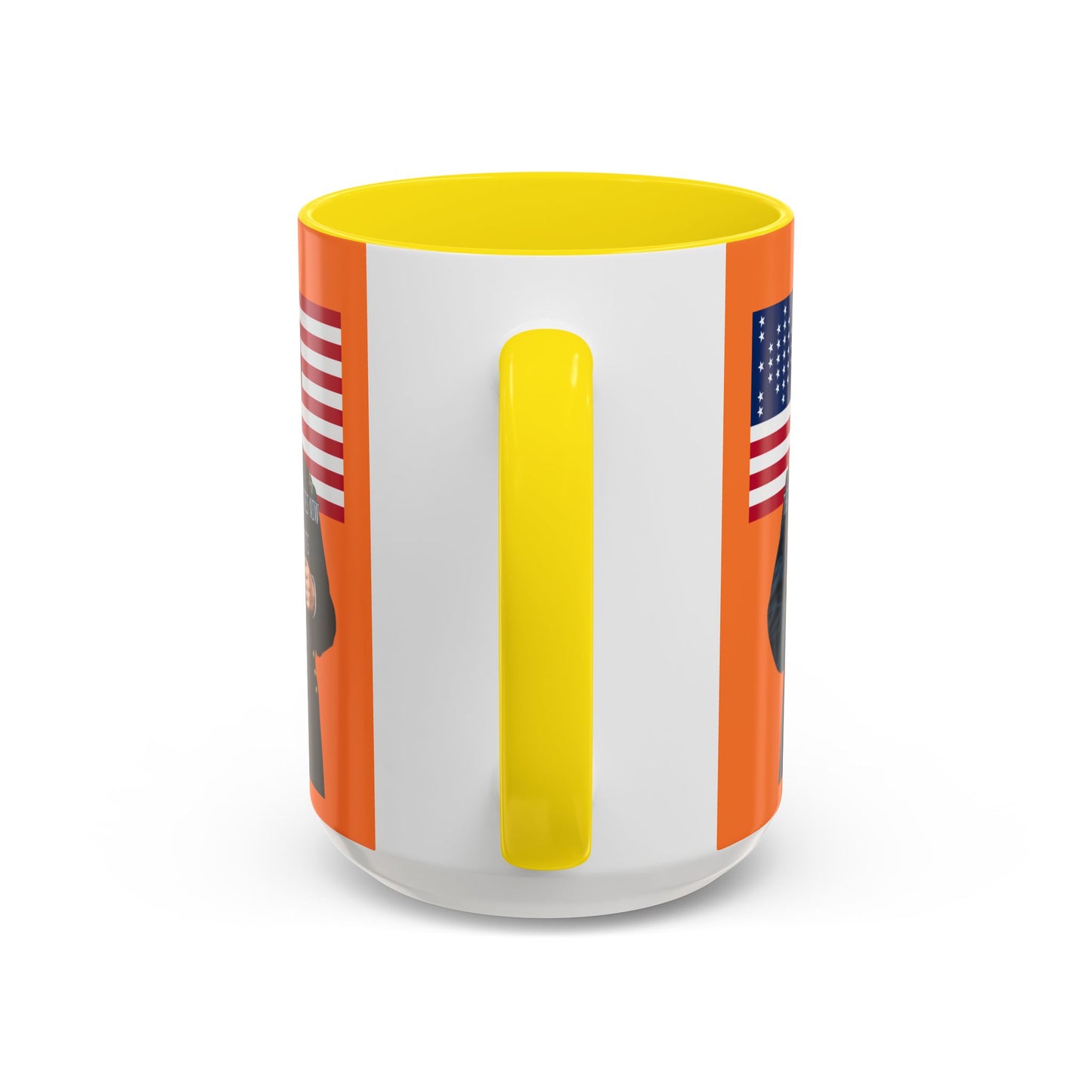 "Traitors and Patriots" Ulysses Grant Orange Accent Mug by theGreenDragonTavern.shop
