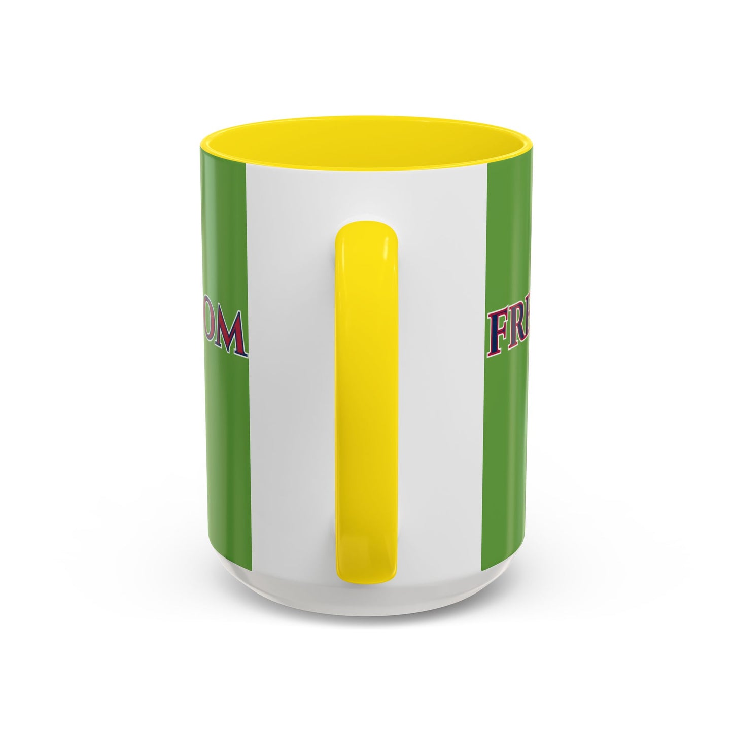 Freedom, Green Accent Mug by theGreenDragonTavern.shop