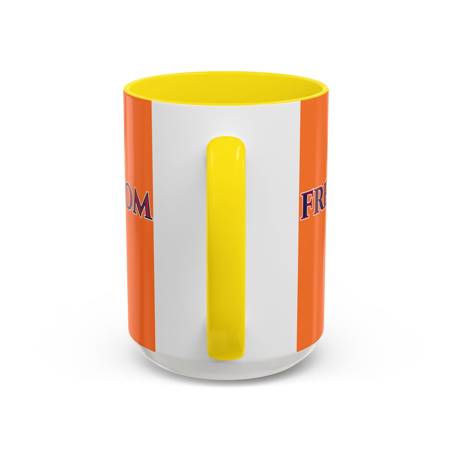 Freedom, Orange Accent Mug by theGreenDragonTavern.shop