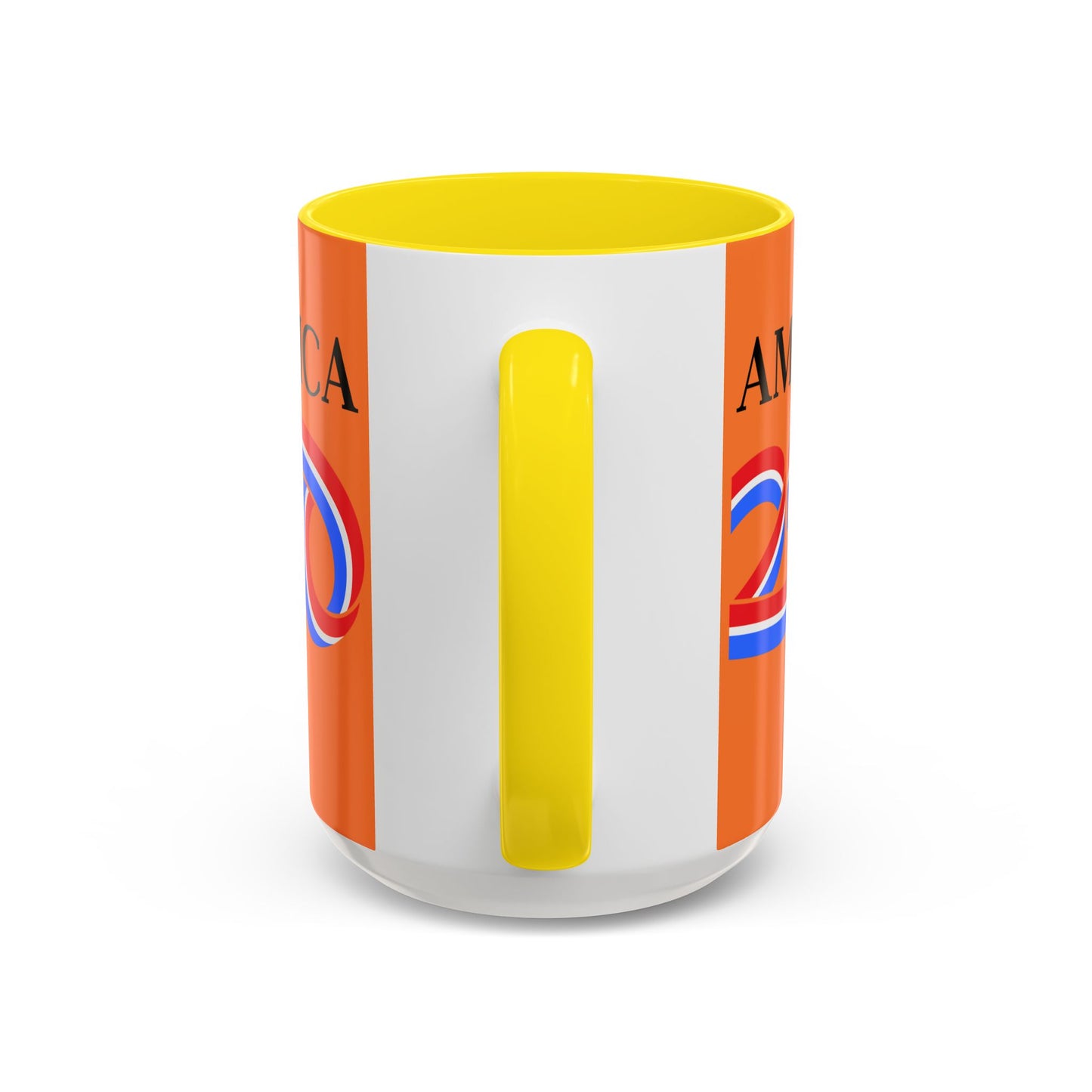 America 250 Orange Accent Mug by theGreenDragonTavern.shop