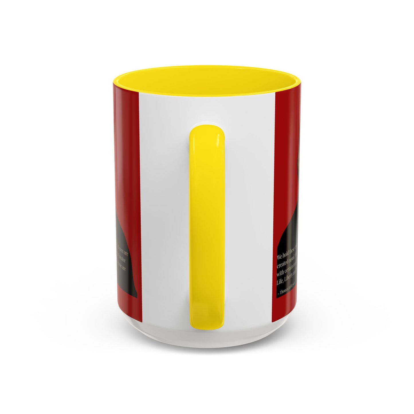 We hold these truths to be self-evident Red Accent Mug by theGreenDragonTavern.shop