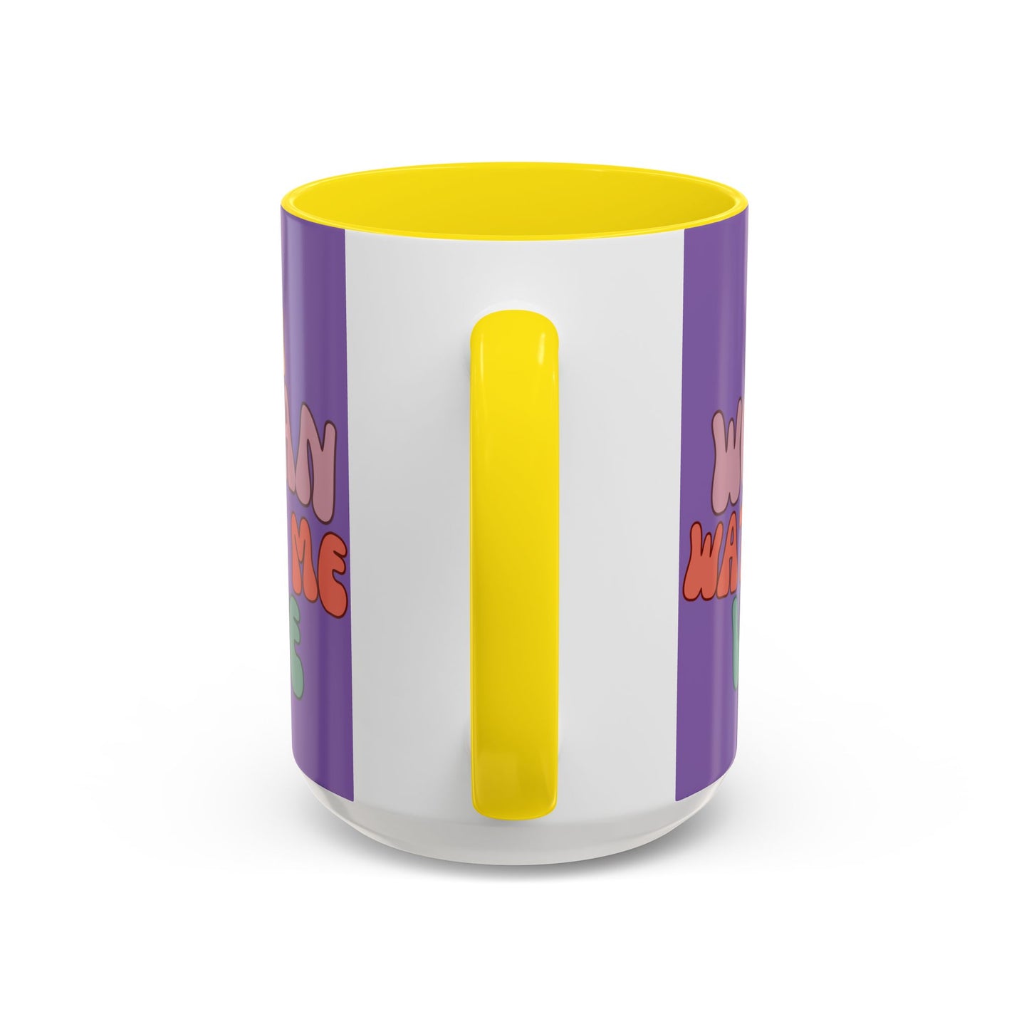 I Am Woman Watch Me Vote Light Purple Accent Mug by theGreenDragonTavern.shop