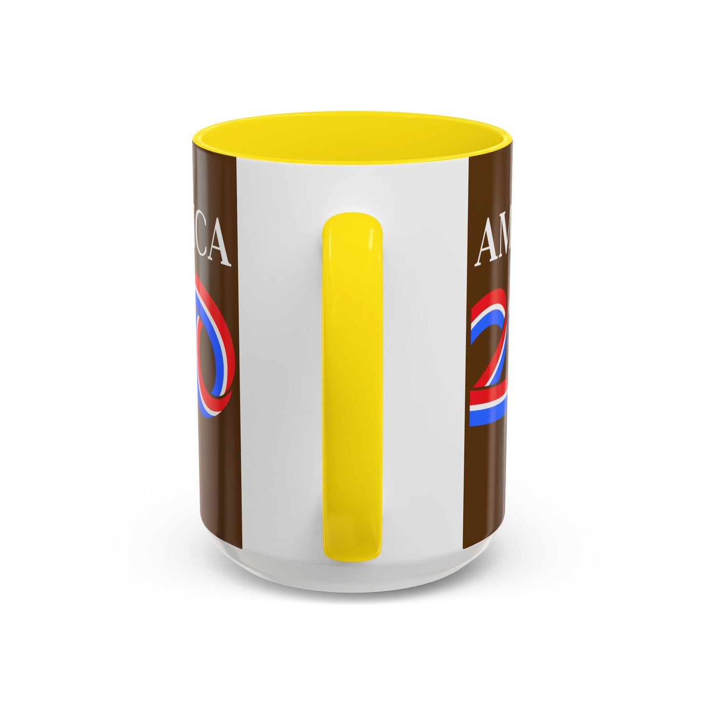 America 250 Brown Accent Mug by theGreenDragonTavern.shop