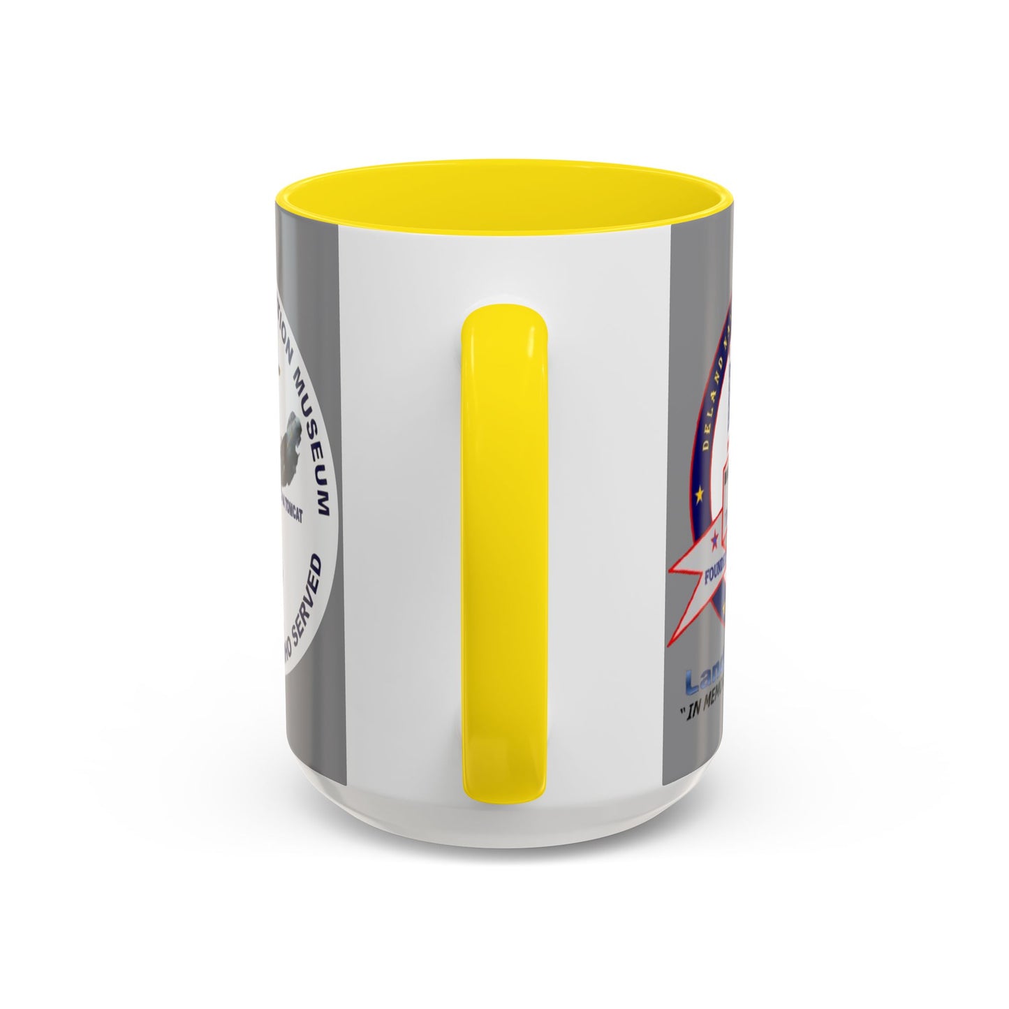 DNASM 2-sided, Founding & Student Art w/WhiteBG Grey Accent Mug by theGreenDragonTavern.shop