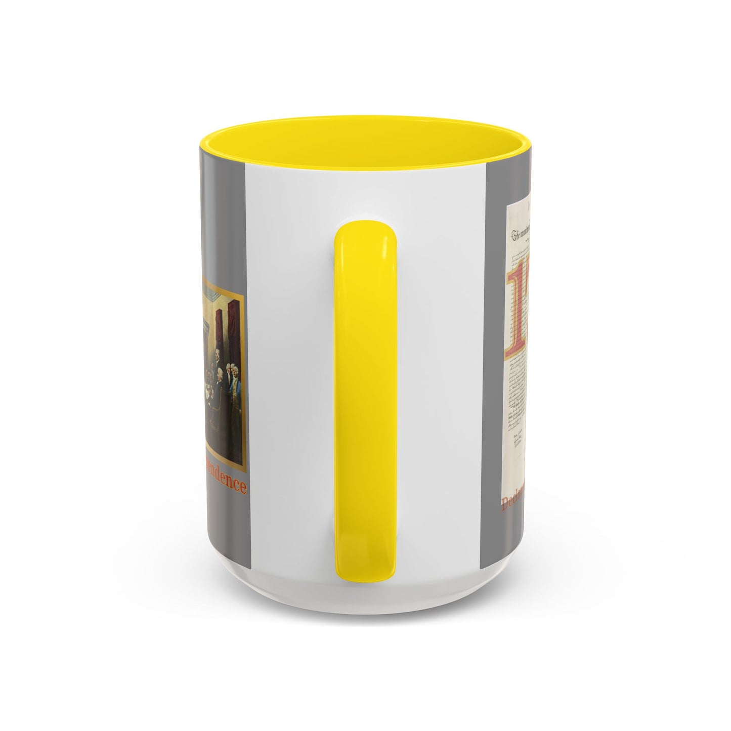 Declaration of Independence Grey Accent Mug by theGreenDragonTavern.shop
