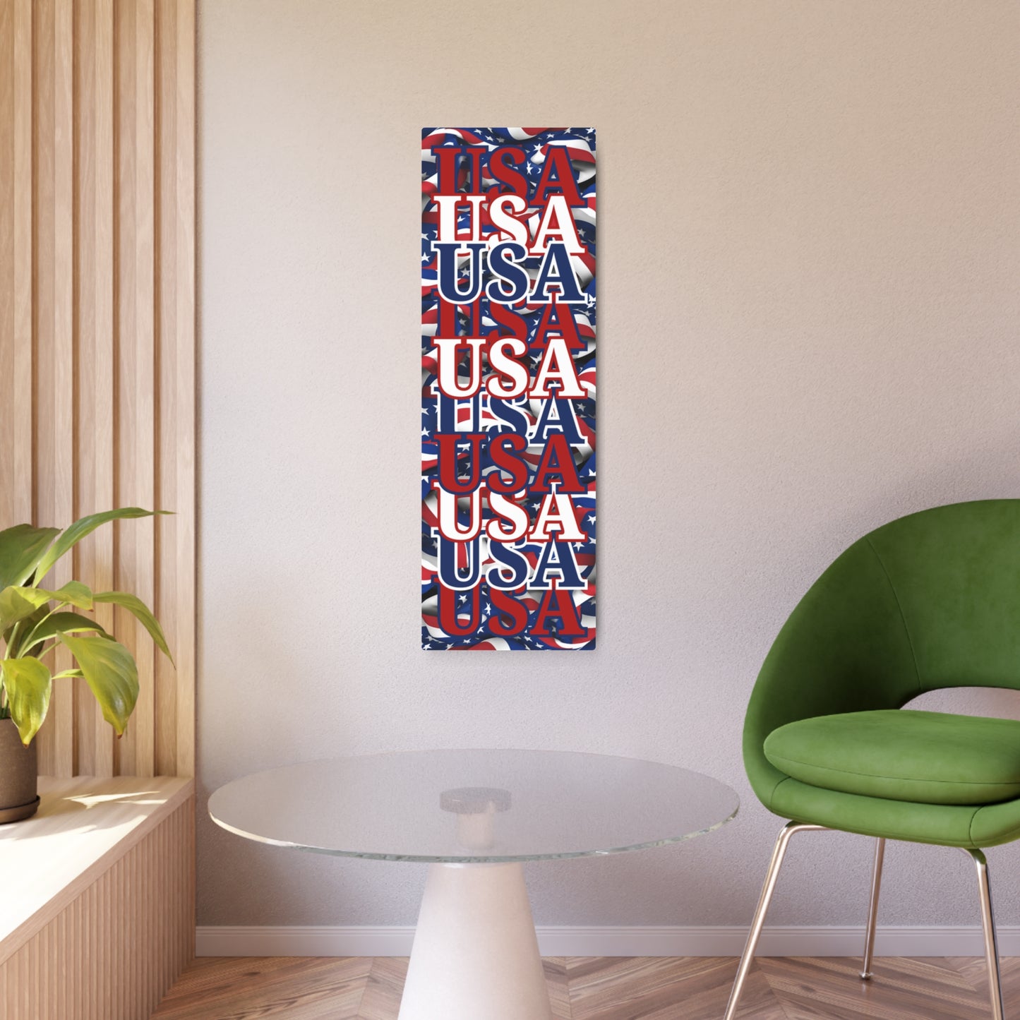 USA! USA! USA Metal Art Sign by theGreenDragonTavern.shop