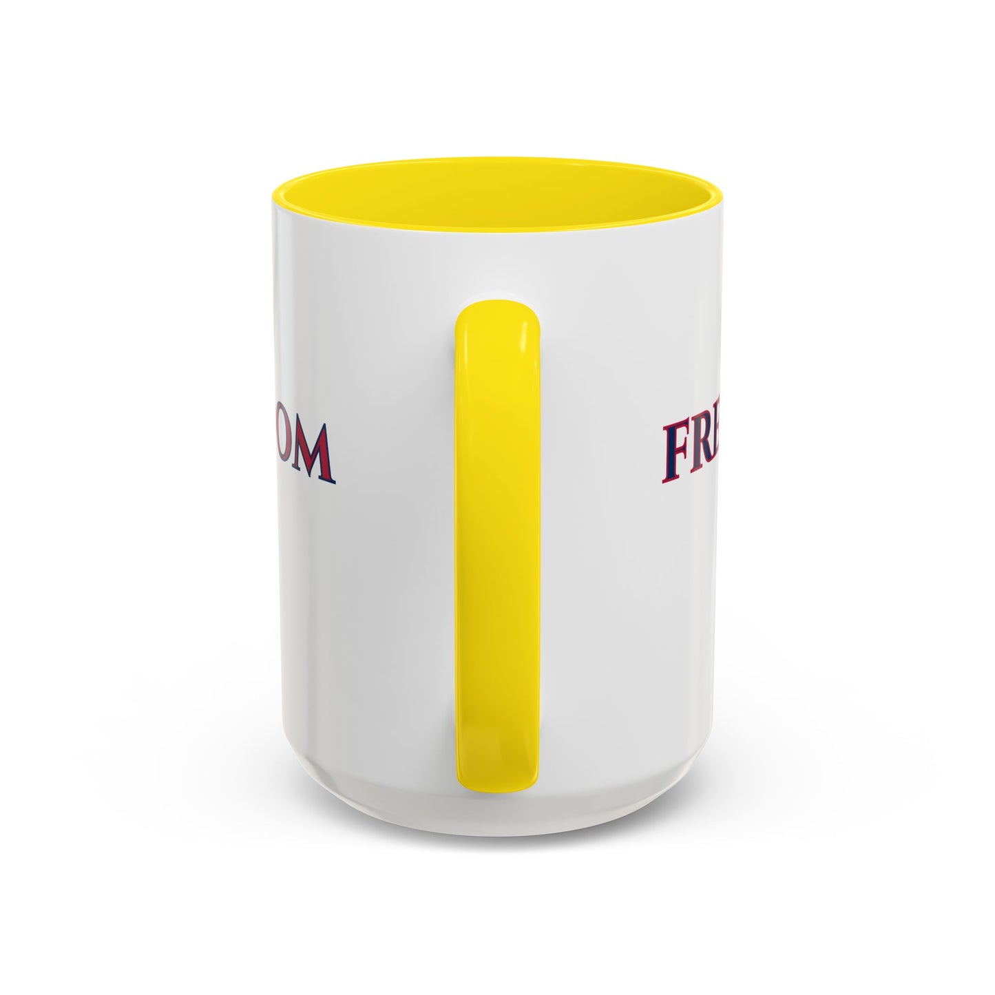 Freedom, White Accent Mug by theGreenDragonTavern.shop