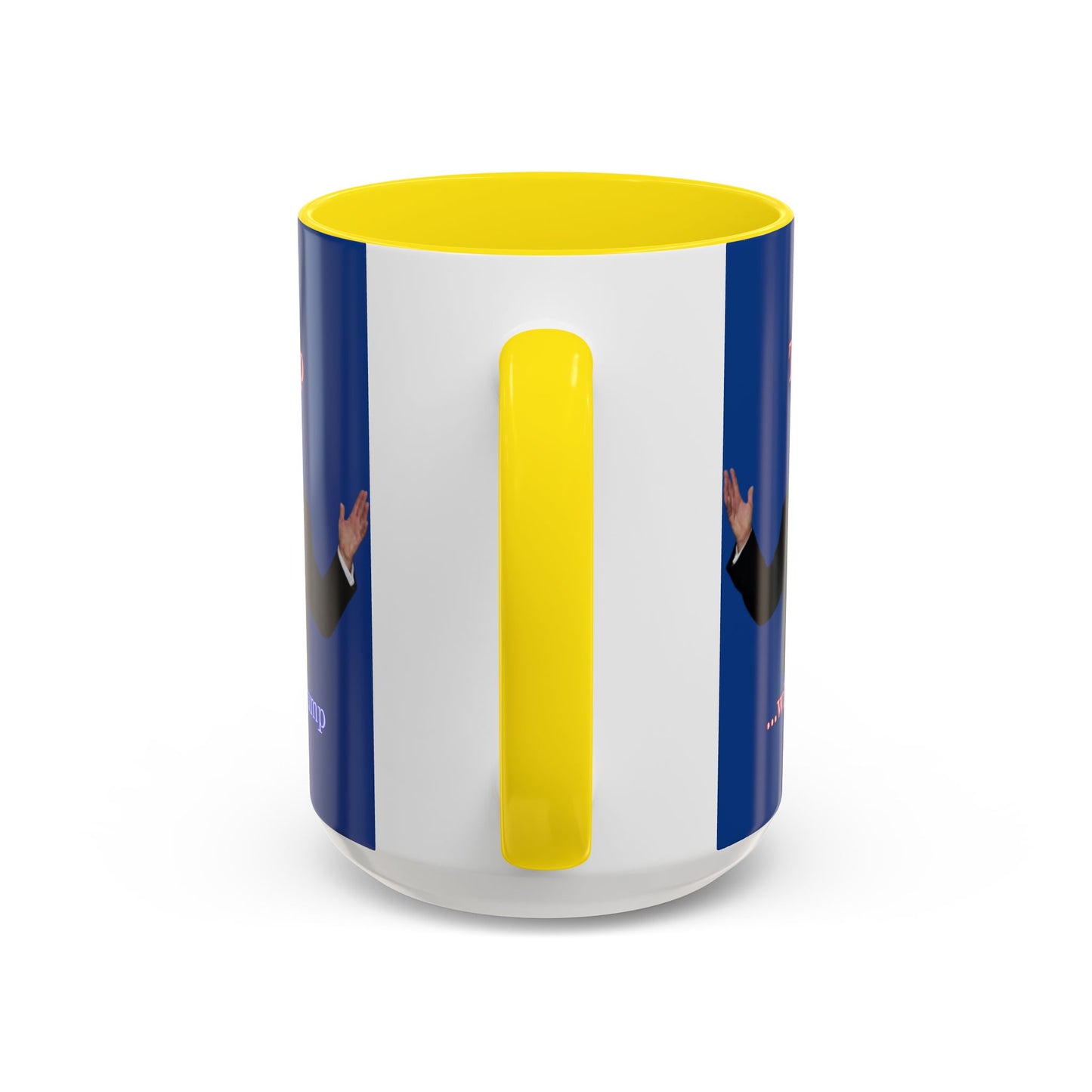 Trump...will be Trump Dark Blue Accent Mug by theGreenDragonTavern.shop