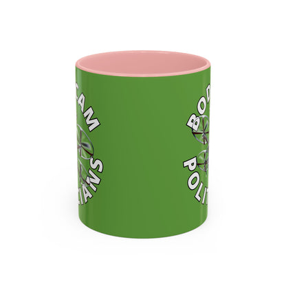 Bodycam the Politicians Drone Green Accent Mug by theGreenDragonTavern.shop