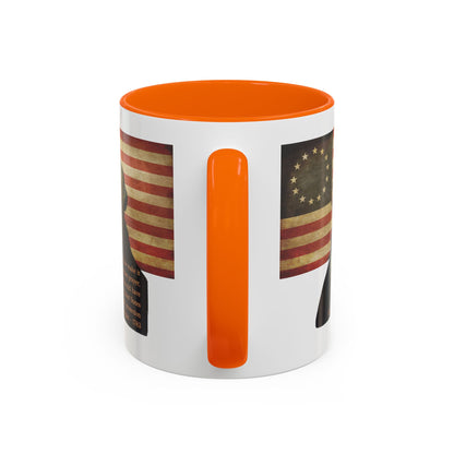 Washington's Earnest Prayer White Accent Mug by theGreenDragonTavern.shop