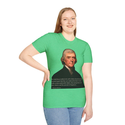 We hold these truths to be self-evident Dark colors Unisex T-Shirt by theGreenDragonTavern.shop