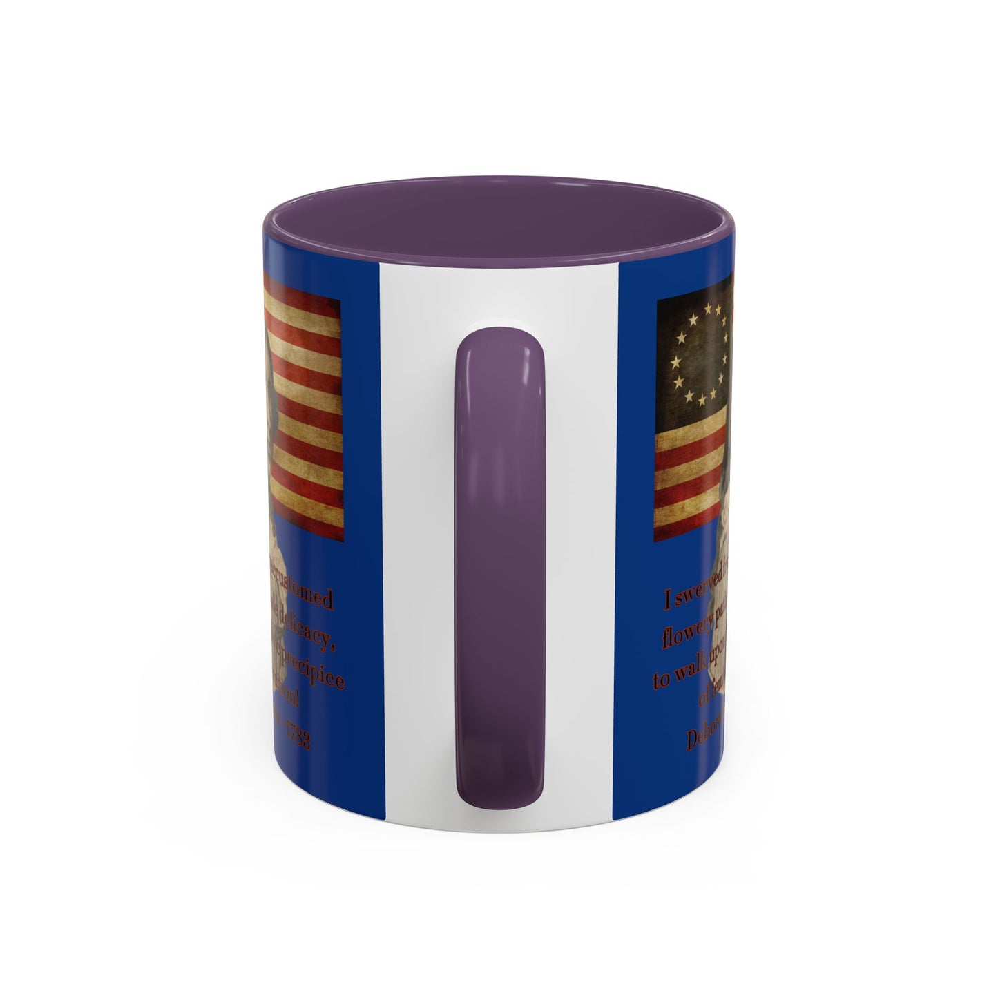 Deborah Sampson, America's Mulan Dark Blue Accent Mug by theGreenDragonTavern.shop