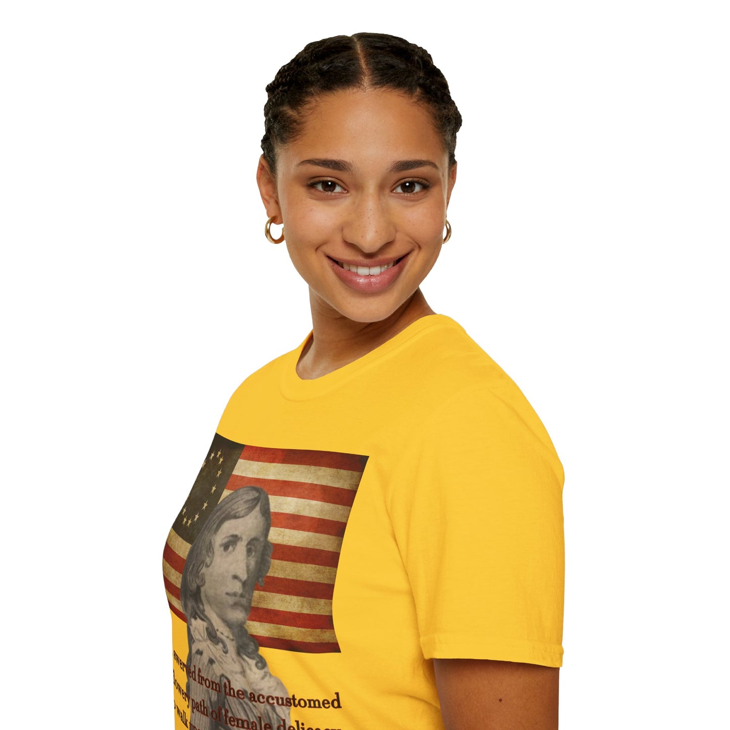 Deborah Sampson, America's Mulan Light colors Unisex T-Shirt by theGreenDragonTavern.shop
