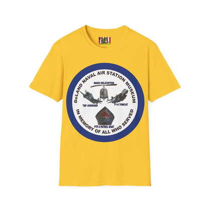 DNASM Student Art Navy Frame Lighter colors Unisex T-Shirt by theGreenDragonTavern.shop