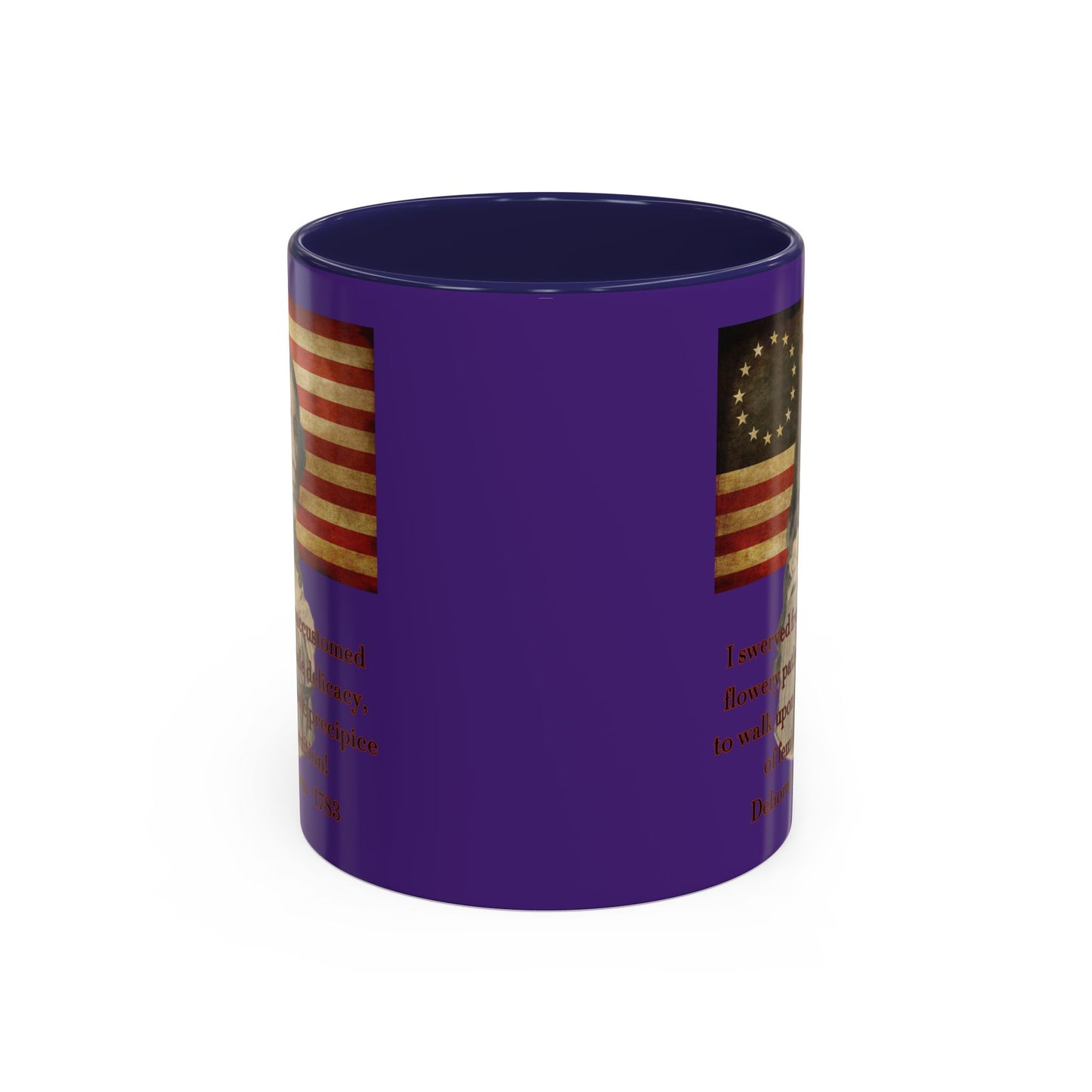 Deborah Sampson, America's Mulan Dark Purple Accent Mug by theGreenDragonTavern.shop