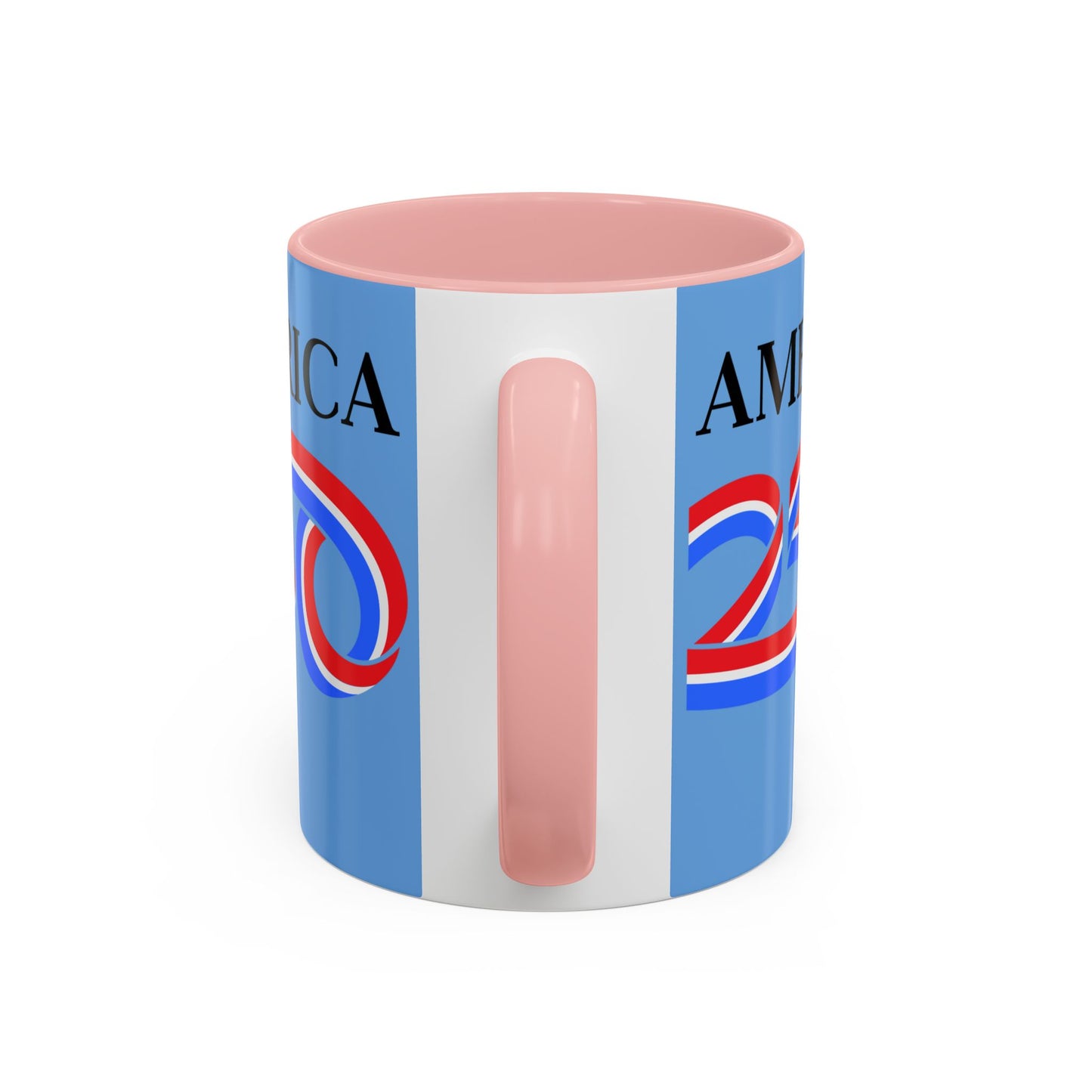 America 250 Light Blue Accent Mug by theGreenDragonTavern.shop