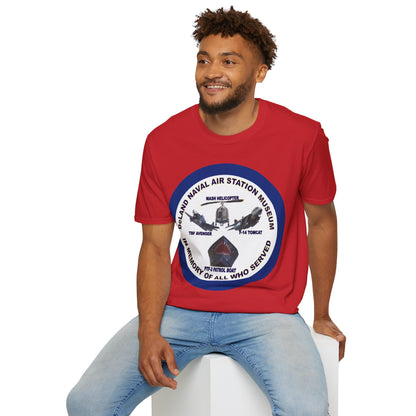 DNASM Student Art Navy Frame Lighter colors Unisex T-Shirt by theGreenDragonTavern.shop