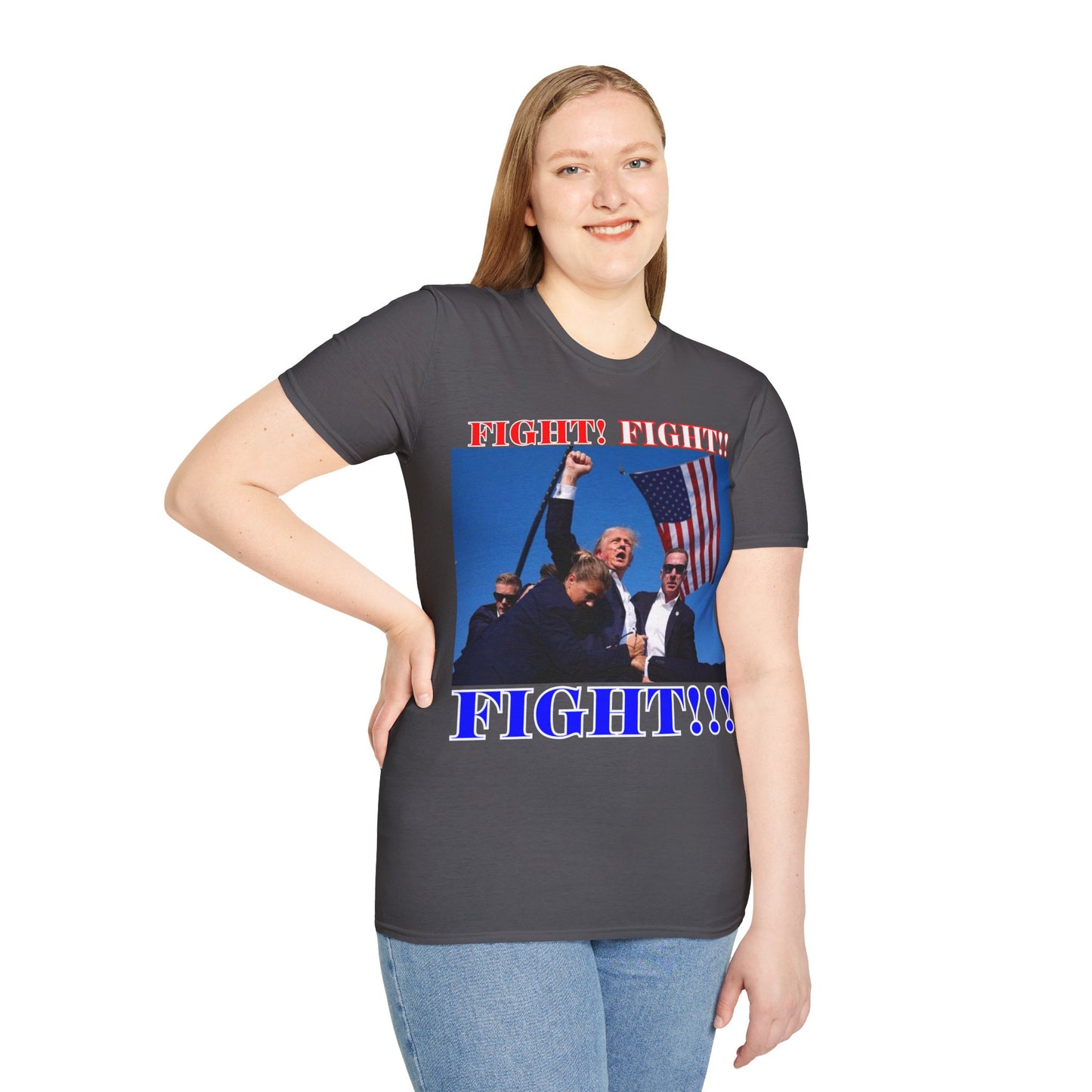 FIGHT! FIGHT!! FIGHT!!! Dark colors Unisex T-Shirt by theGreenDragonTavern.shop