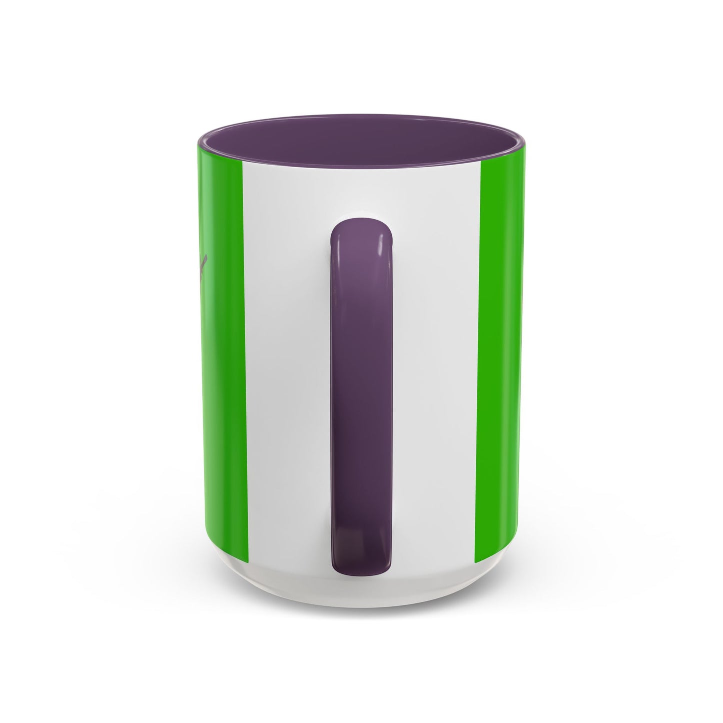 Hula Girl Packin' Heat Light Green Accent Mug by theGreenDragonTavern.shop