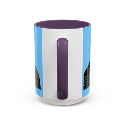 We hold these truths to be self-evident Light Blue Accent Mug by theGreenDragonTavern.shop