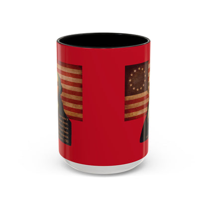 Washington's Earnest Prayer Red Accent Mug by theGreenDragonTavern.shop