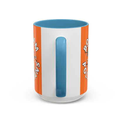 Bodycam the Politicians Drone Orange Accent Mug by theGreenDragonTavern.shop