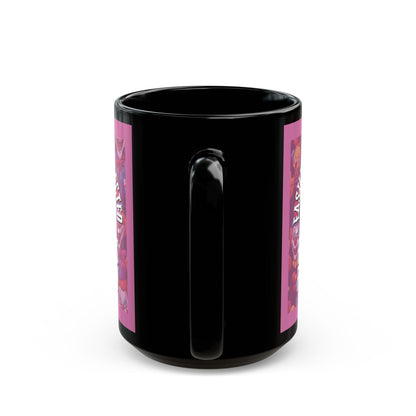 Easily Distracted by Heinous Fuckery Little Jinx Pink Mug by theGreenDragonTavern.shop