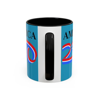 America 250 Turquoise Accent Mug by theGreenDragonTavern.shop