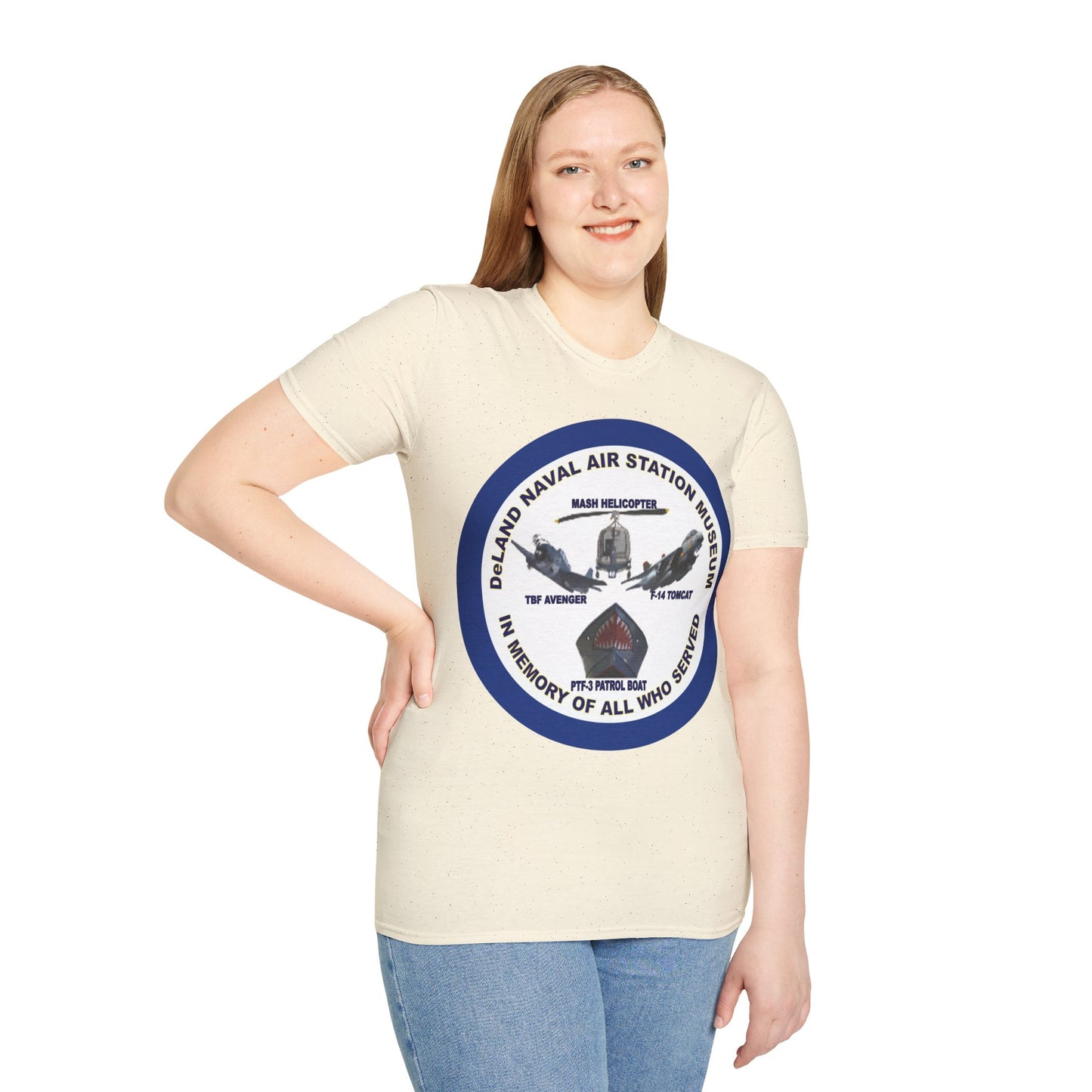 DNASM Student Art Navy Frame Lighter colors Unisex T-Shirt by theGreenDragonTavern.shop