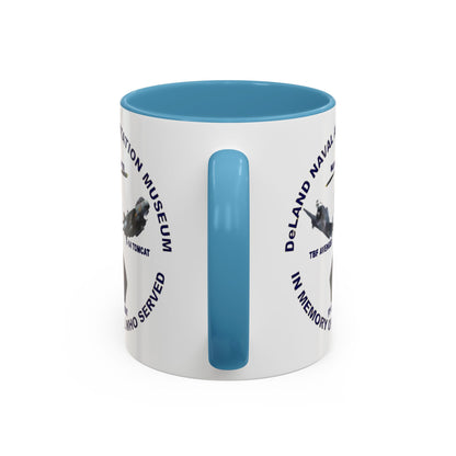 DNASM Student art White Accent Mug by theGreenDragonTavern.shop