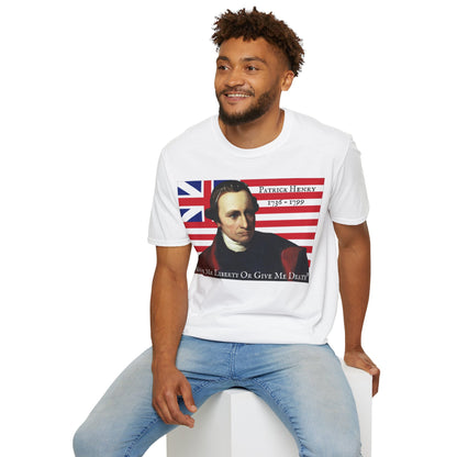 Patrick Henry Light colors Unisex T-Shirt by theGreenDragonTavern.shop