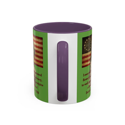 Deborah Sampson, America's Mulan Green Accent Mug by theGreenDragonTavern.shop