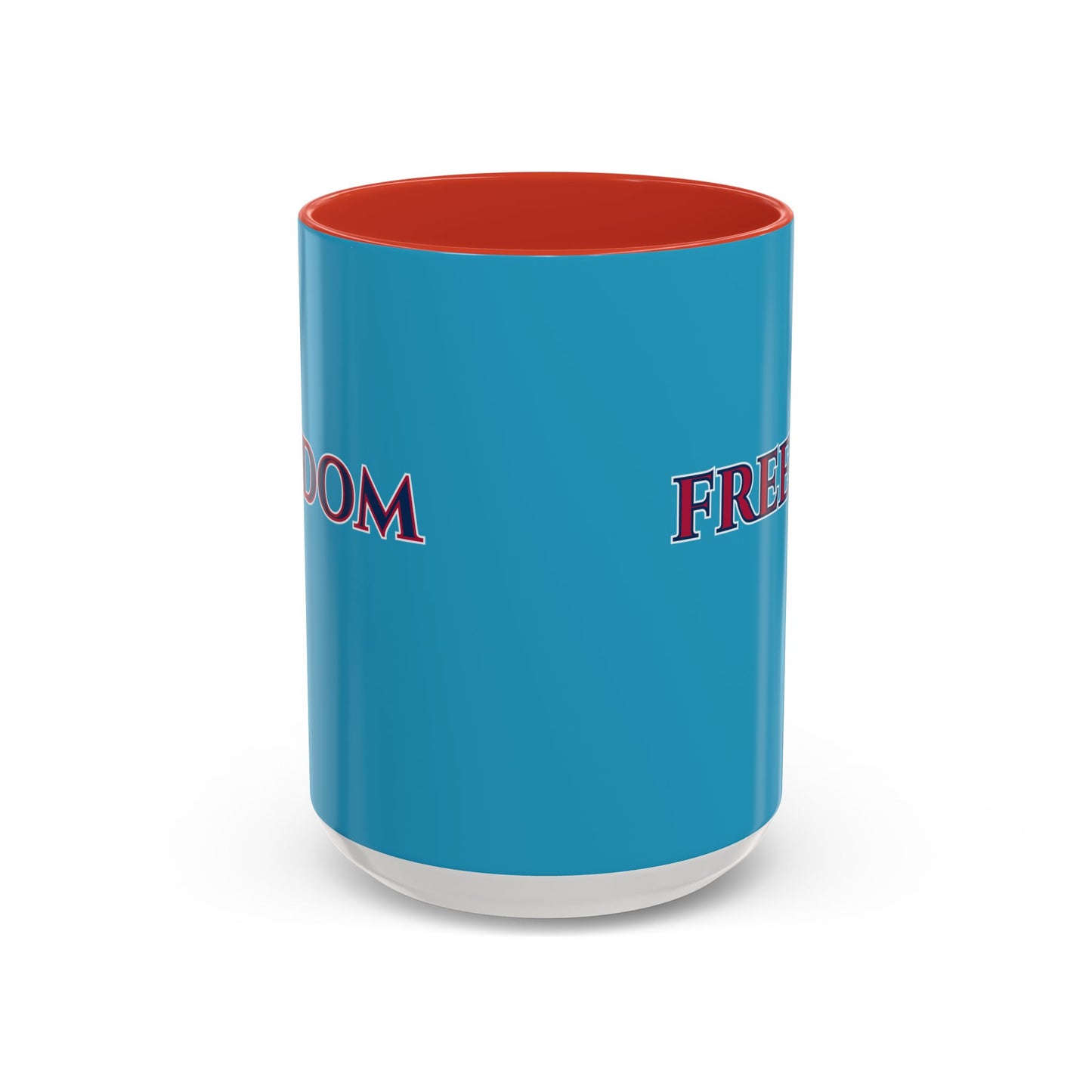 Freedom, Turquoise Accent Mug by theGreenDragonTavern.shop