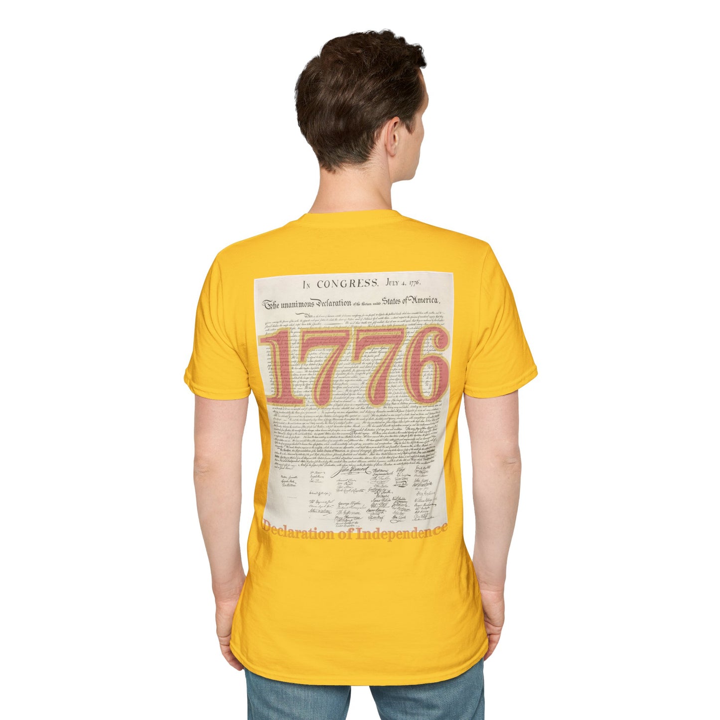 Declaration of Independence Light colors Unisex T-Shirt by theGreenDragonTavern.shop
