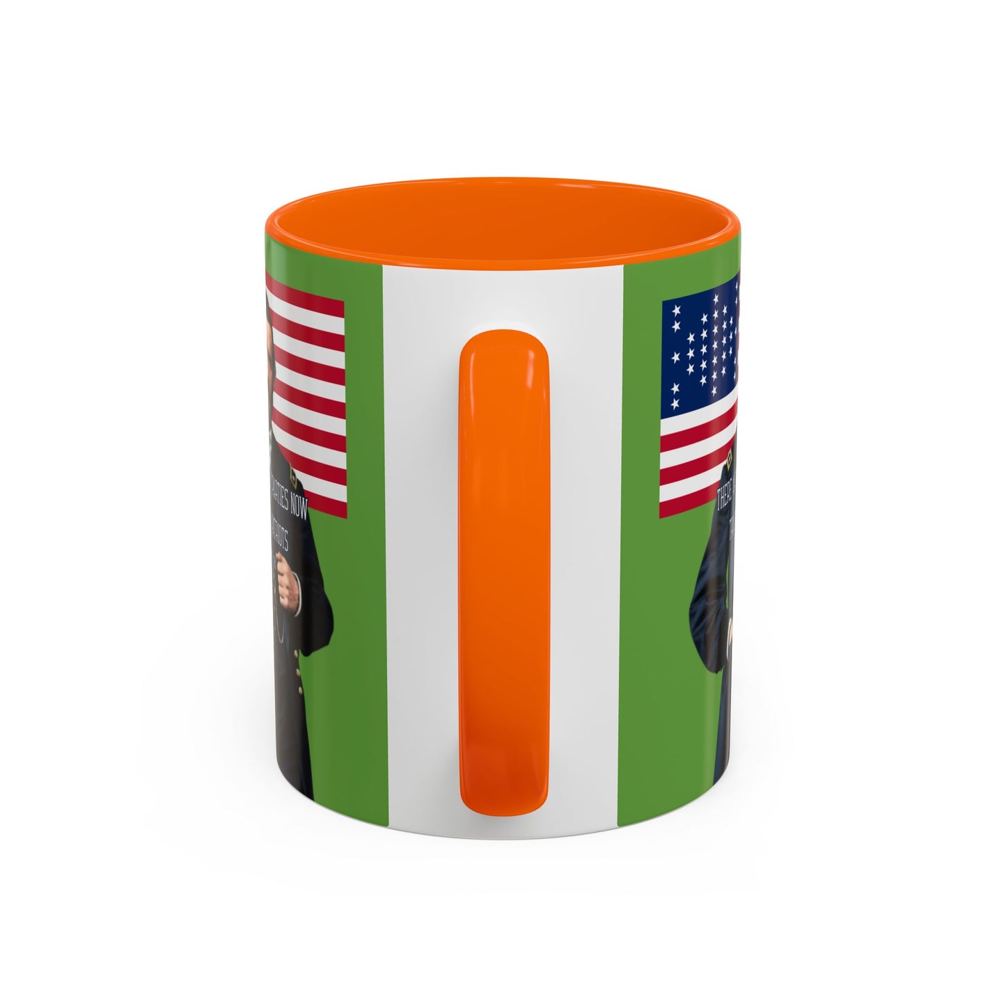 "Traitors and Patriots" Ulysses Grant Green Accent Mug by theGreenDragonTavern.shop