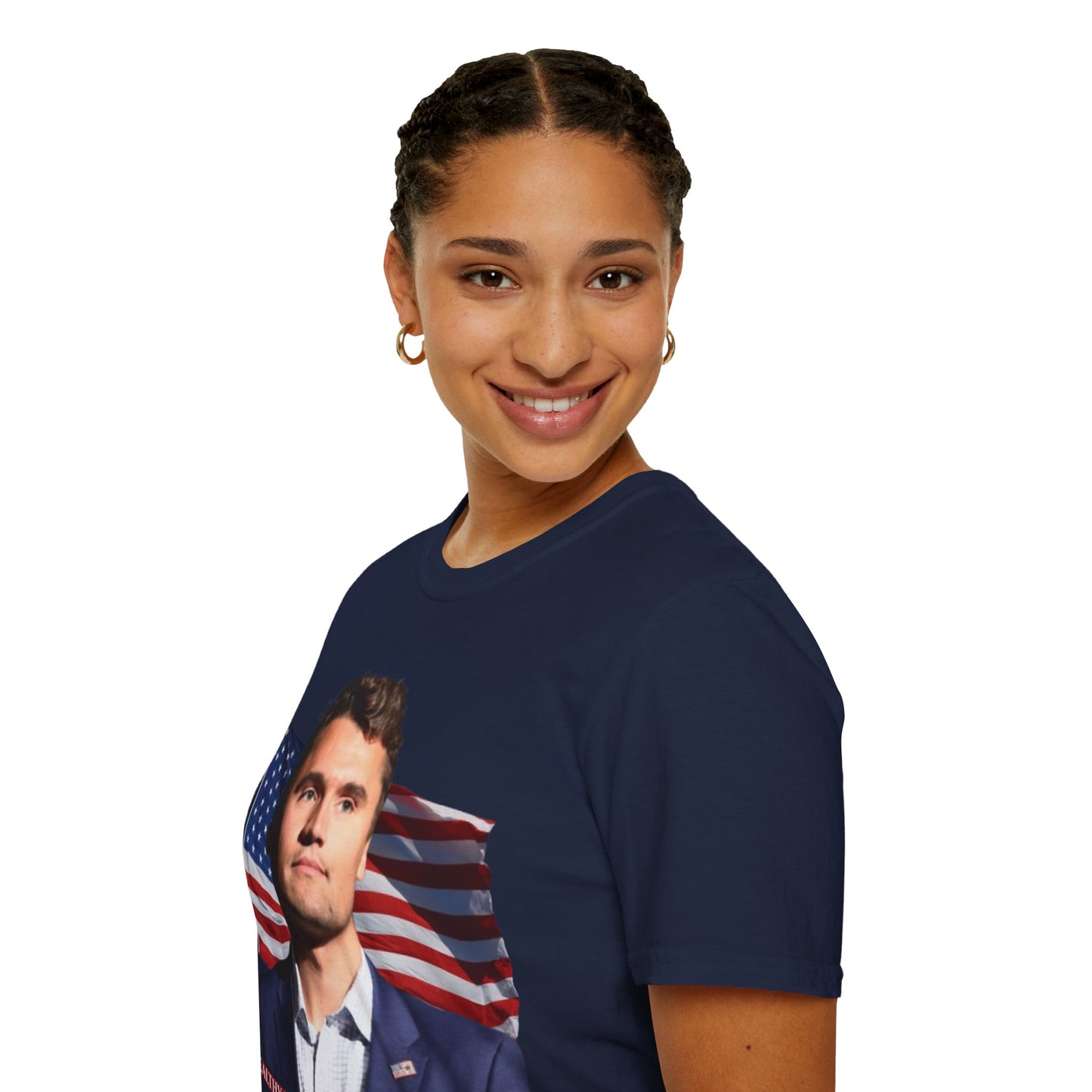 Charlie Kirk, Healthy Debate Dark colors Unisex T-Shirt by theGreenDragonTavern.shop