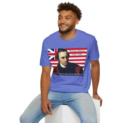 Patrick Henry Light colors Unisex T-Shirt by theGreenDragonTavern.shop