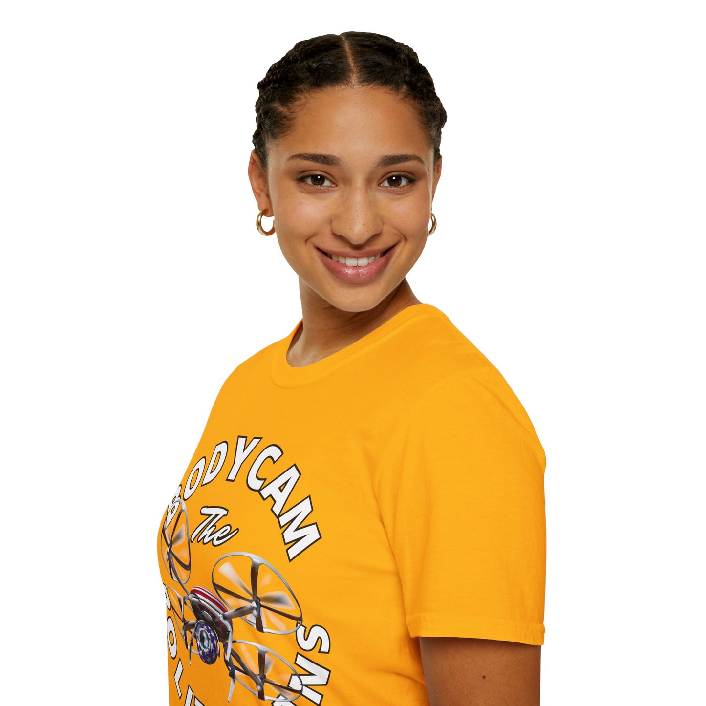 Bodycam the Politicians Drone Light colors Unisex T-Shirt by theGreenDragonTavern.shop