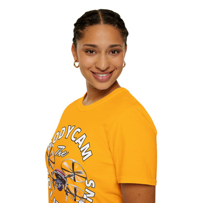 Bodycam the Politicians Drone Light colors Unisex T-Shirt by theGreenDragonTavern.shop