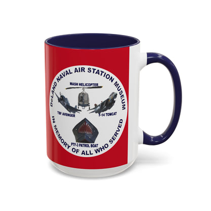 DNASM 2-sided, Founding & Student Art w/WhiteBG Red Accent Mug by theGreenDragonTavern.shop