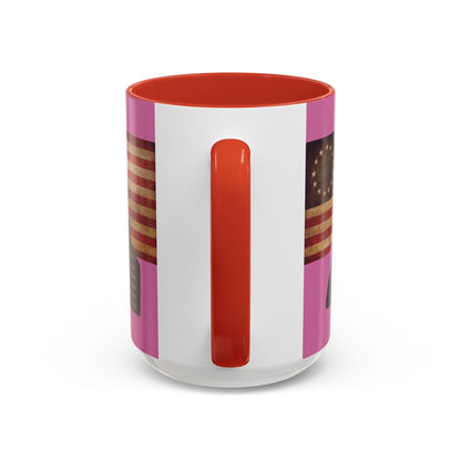Washington's Earnest Prayer Pink Accent Mug by theGreenDragonTavern.shop