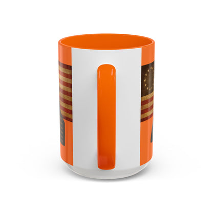 Washington's Earnest Prayer Orange Accent Mug by theGreenDragonTavern.shop