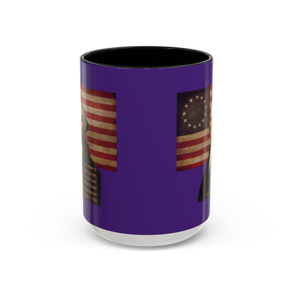 Washington's Earnest Prayer Purple Accent Mug by theGreenDragonTavern.shop