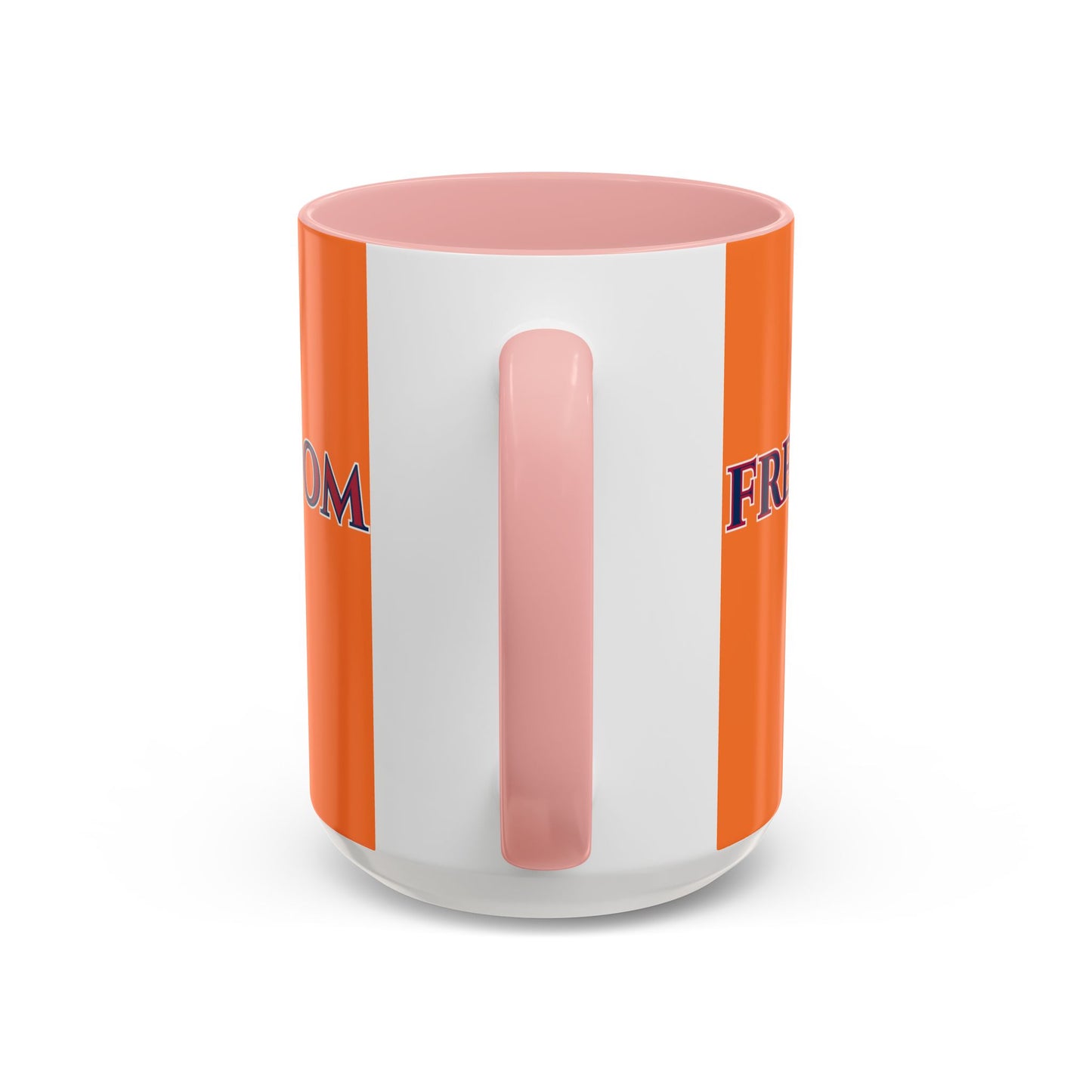 Freedom, Orange Accent Mug by theGreenDragonTavern.shop