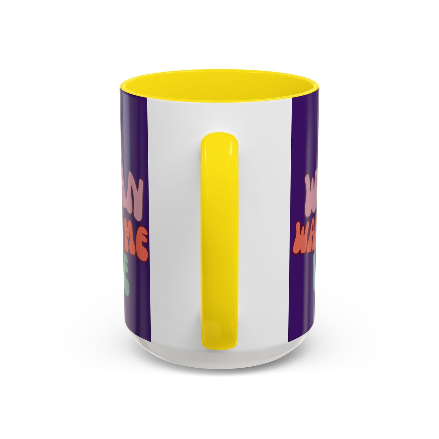 I Am Woman Watch Me Vote Dark Purple Accent Mug by theGreenDragonTavern.shop