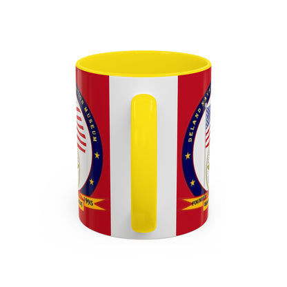 DeLand Naval Air Station Museum Red Accent Mug by theGreenDragonTavern.shop