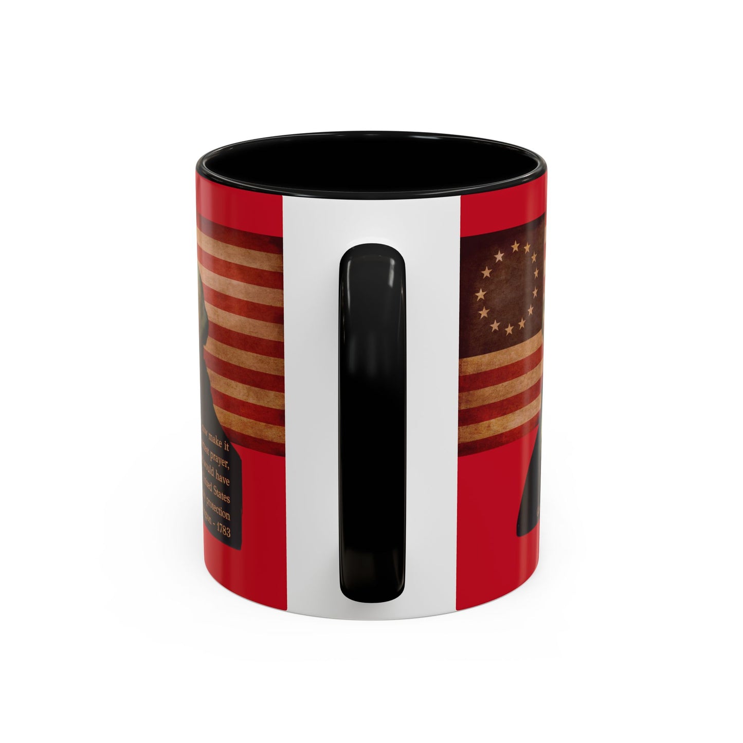 Washington's Earnest Prayer Red Accent Mug by theGreenDragonTavern.shop