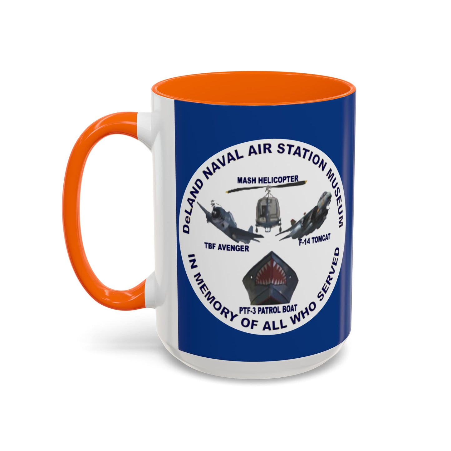 DNASM Student Art Blue Accent Mug by theGreenDragonTavern.shop